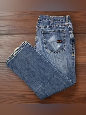 Ariat Work FR Jeans Mens 42X30 M4 Flame Resistant Low Rise Boot Cut CAT 2